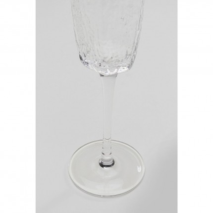 Champagne Glass Cascata (6/Set) Kare Design