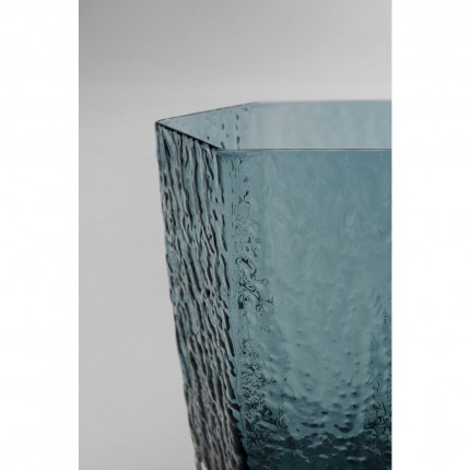 Water Glass Cascata blue (6/Set) Kare Design