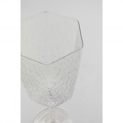 White Wine Glass Cascata (6/Set) Kare Design