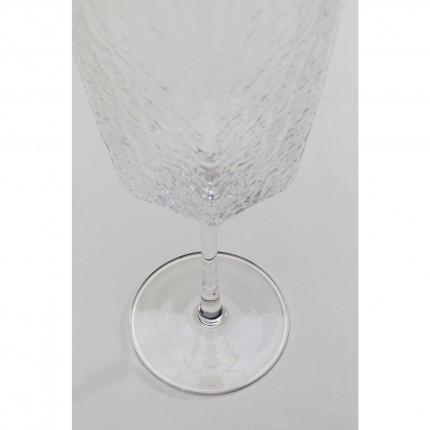 White Wine Glass Cascata (6/Set) Kare Design