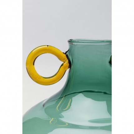 Vase Amore Handle green 16cm Kare Design