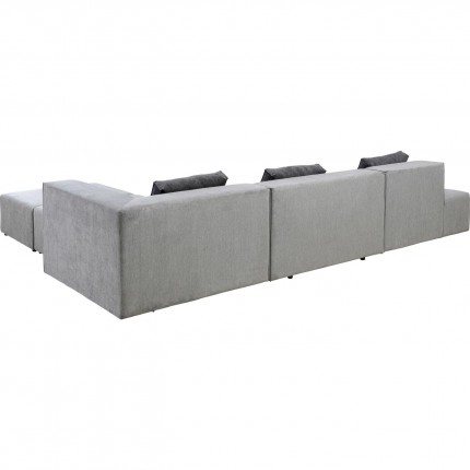 Corner Sofa Infinity XL right grey Kare Design