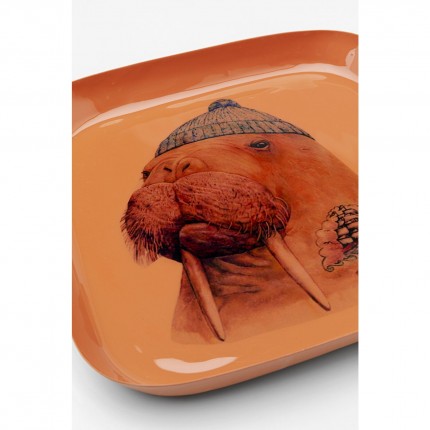 Tray Ego orange walrus Kare Design