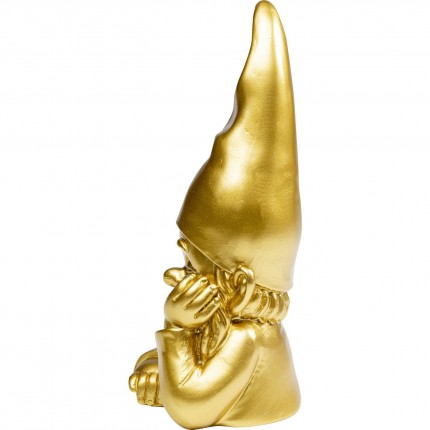 Deco bust gnome gold thinking Kare Design