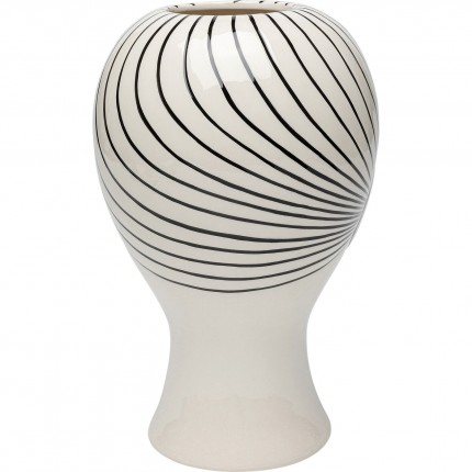 Vase Favola woman white and black Kare Design