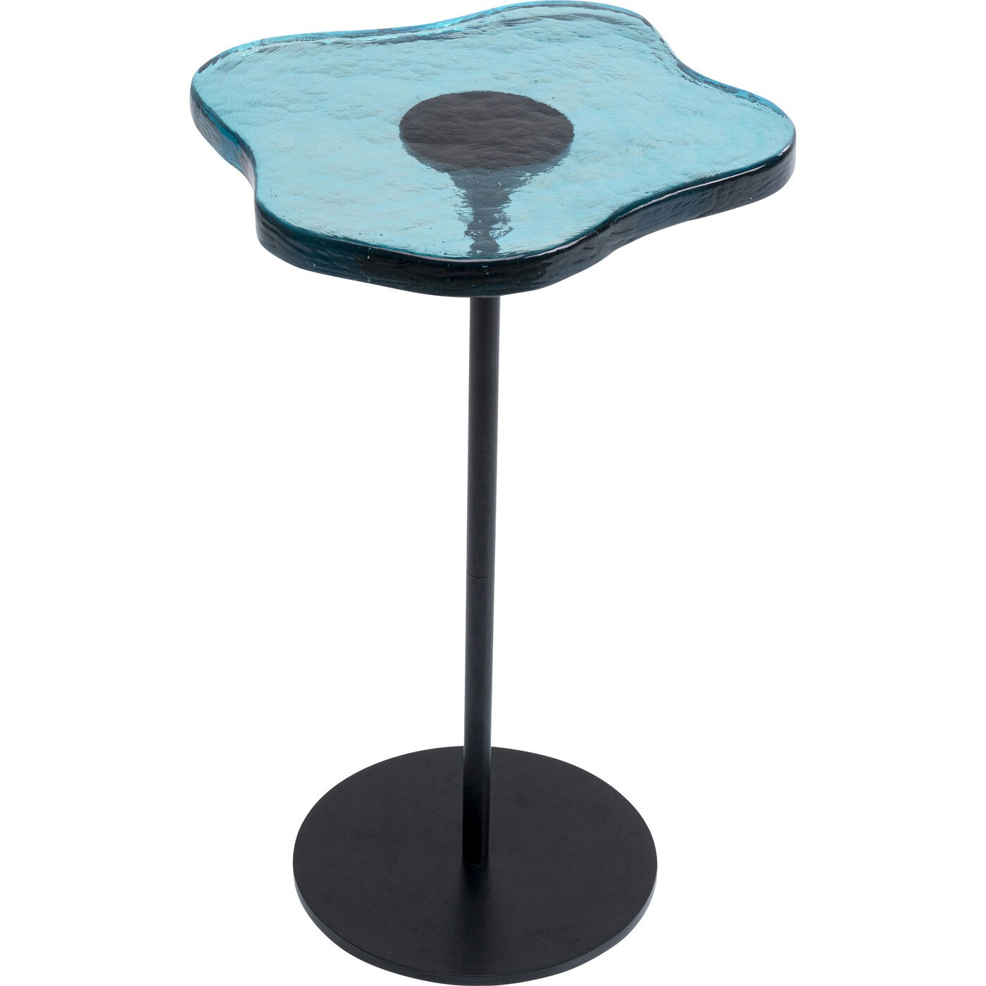 Kare Design Table d'appoint Lava bleue