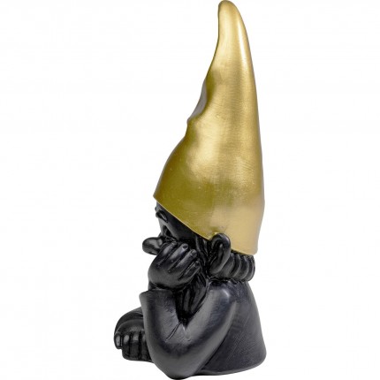 Deco bust gnome black thinking Kare Design