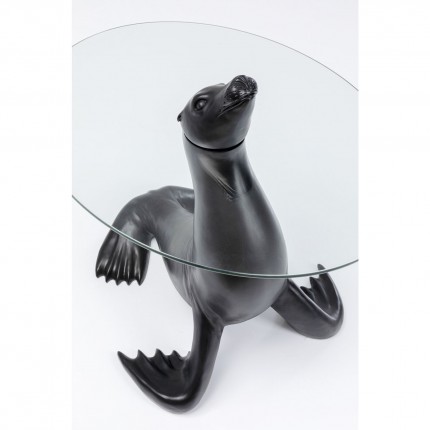 Side table Sea Lion black Ø50cm Kare Design