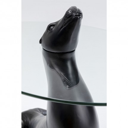 Side table Sea Lion black Ø50cm Kare Design