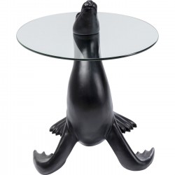 Side table Sea Lion black Ø50cm Kare Design