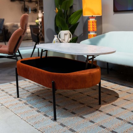 Coffee Table Ballabile orange Kare Design