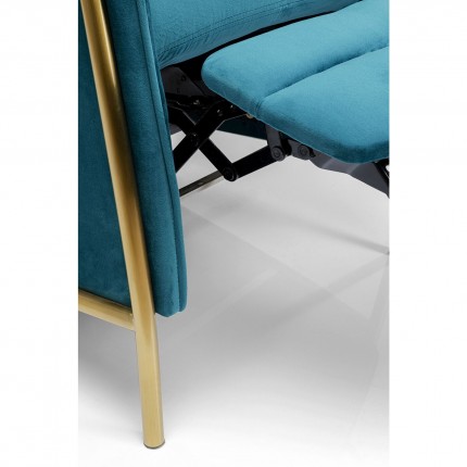 Relaxchair Lazy Velvet Blue Kare Design