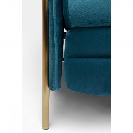 Relaxchair Lazy Velvet Blue Kare Design