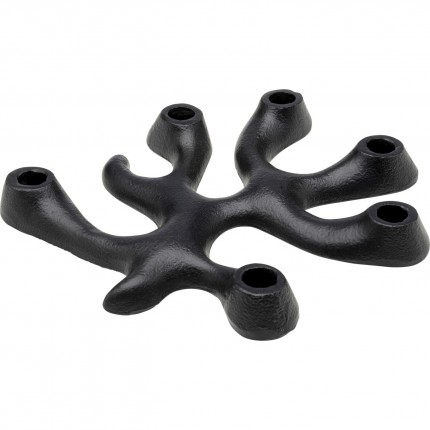 Candle Holder Corallo black Kare Design