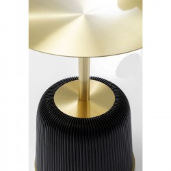 Side Table Endless Vegas black and gold Ø40cm Kare Design