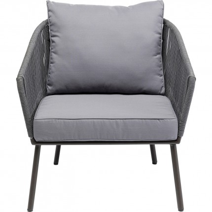 Outdoor Armchair Elba grey Kare Design