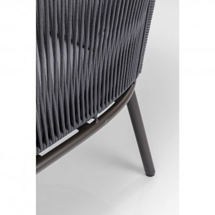 Outdoor Armchair Elba grey Kare Design