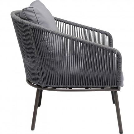 Outdoor Armchair Elba grey Kare Design