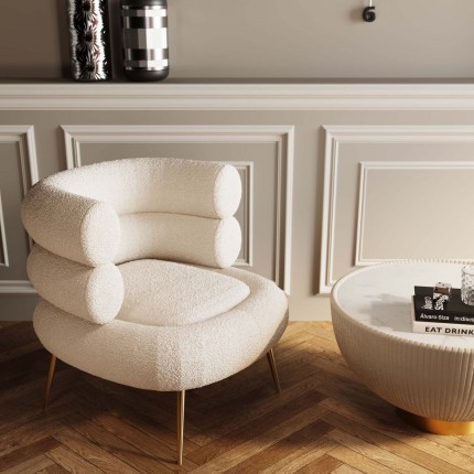 Armchair Livelli cream Kare Design