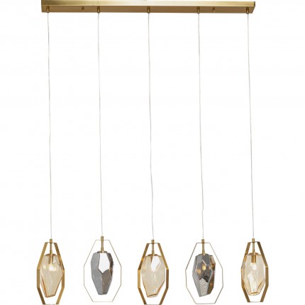 Suspension Diamond Fever 110cm dorée Kare Design