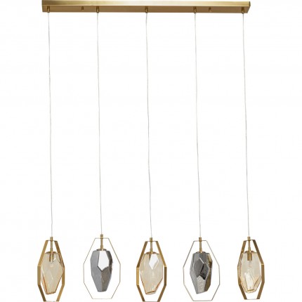 Suspension Diamond Fever 110cm dorée Kare Design