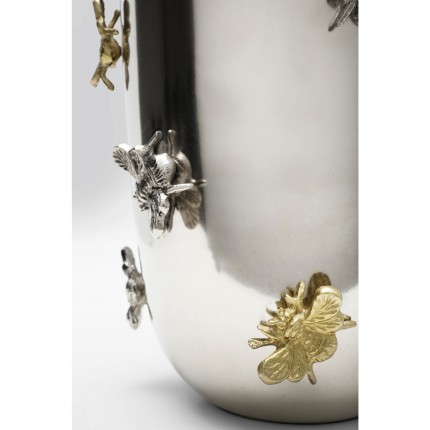 Vase bees gold and silver Kare Design