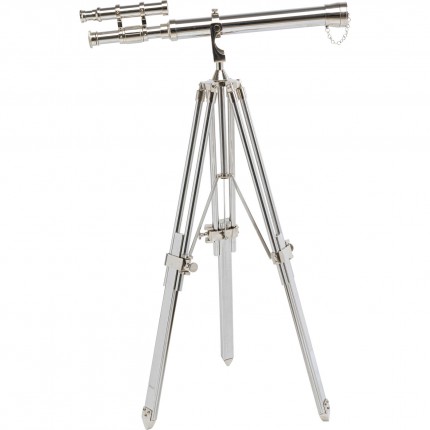 Déco télescope 125cm argenté Kare Design