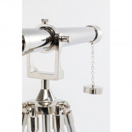 Déco télescope 125cm argenté Kare Design