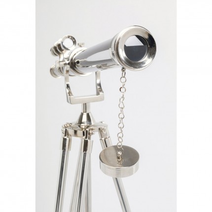 Déco télescope 125cm argenté Kare Design