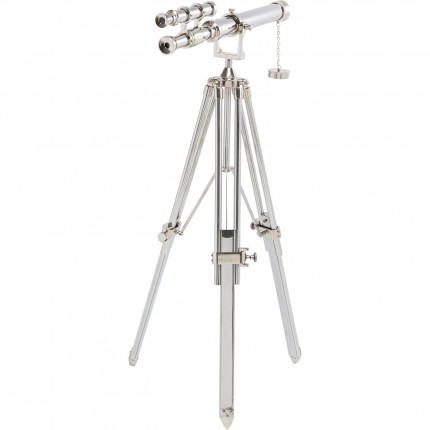 Déco télescope 125cm argenté Kare Design