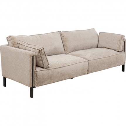 Sofa Victor 3-seater beige Kare Design