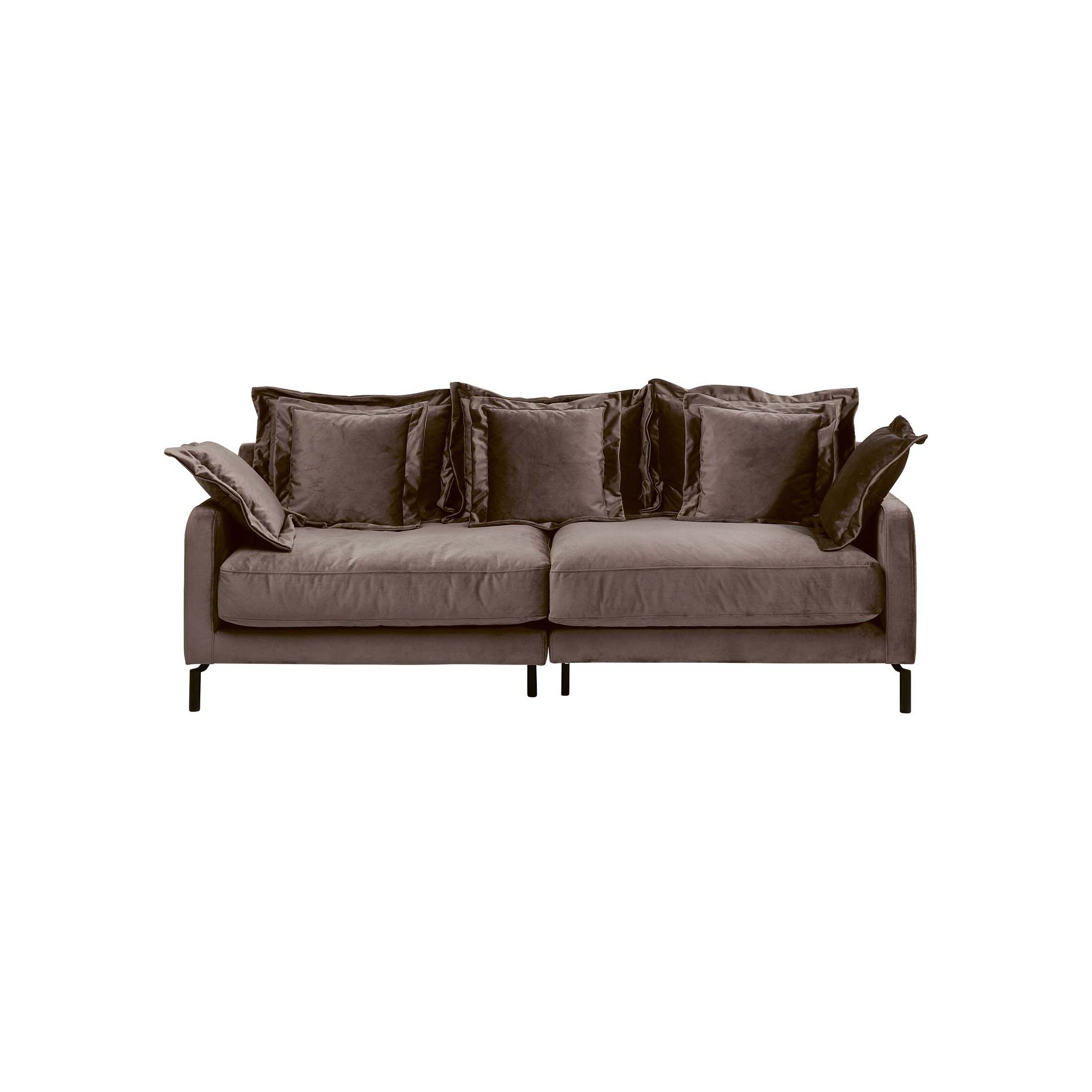 Sofa Lullaby 3-seater velvet taupe Kare Design