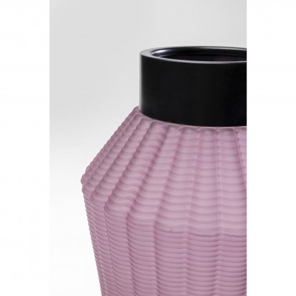 Vase Barfly violet mat 28cm Kare Design