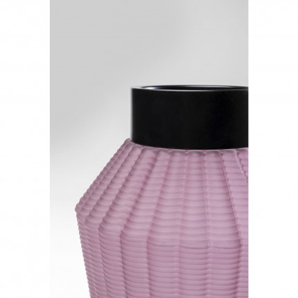 Vase Barfly purple matte 28cm Kare Design