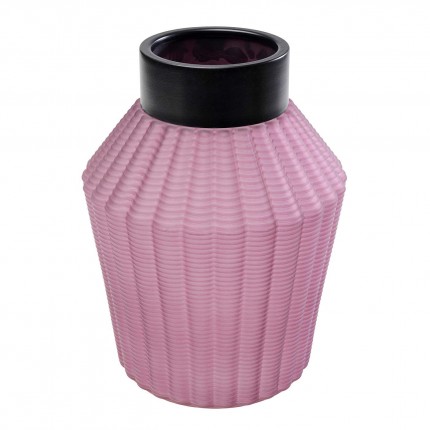 Vase Barfly purple matte 28cm Kare Design