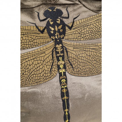 Cushion dragonfly brown 40x40cm Kare Design