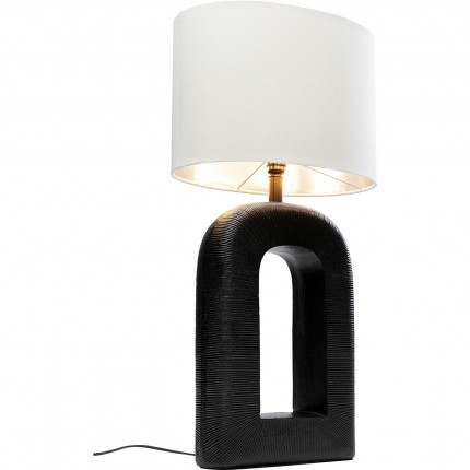 Table Lamp Tube 79cm black and white Kare Design