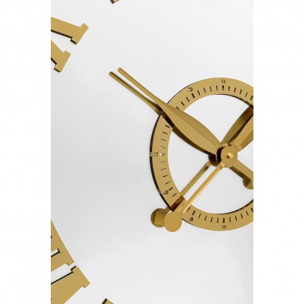 Wall Clock Casino mirror gold 76cm Kare Design