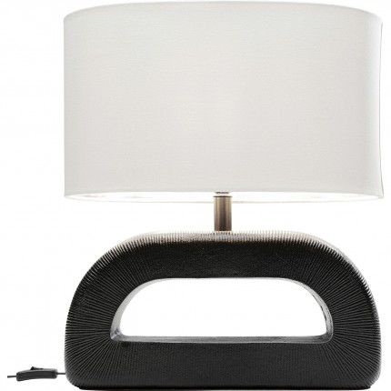 Table Lamp Tube 52cm black and white Kare Design