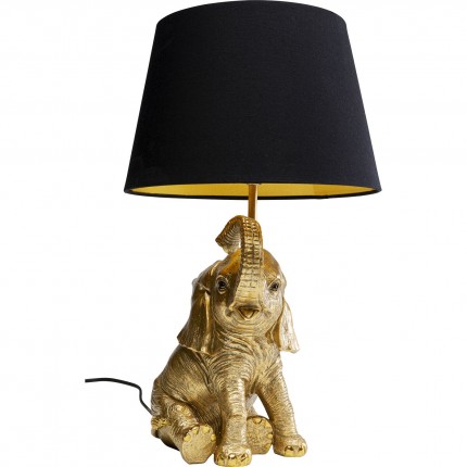 Table Lamp elephant gold Kare Design