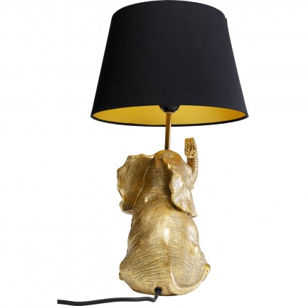 Table Lamp elephant gold Kare Design