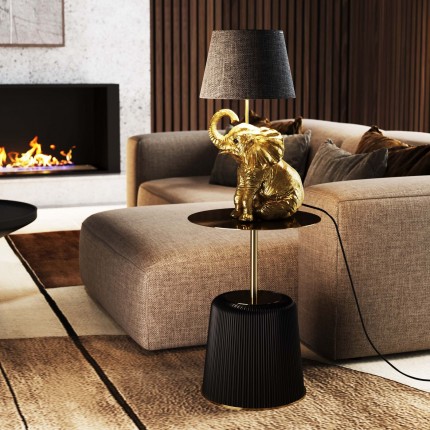 Table Lamp elephant gold Kare Design