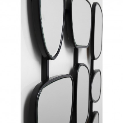 Wall Mirror Nastro black 80x114cm Kare Design