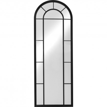 Wall Mirror Hotel Central black 170x60cm Kare Design