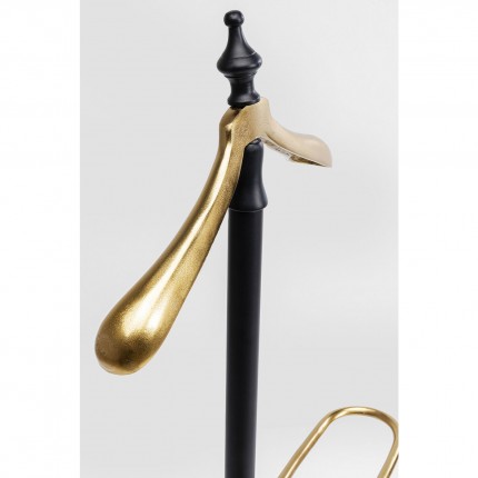 Valet Stand Ordinato black and gold Kare Design