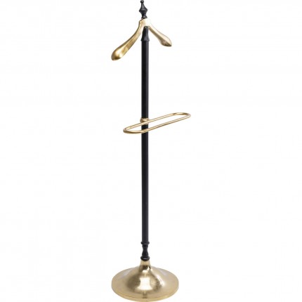 Valet Stand Ordinato black and gold Kare Design