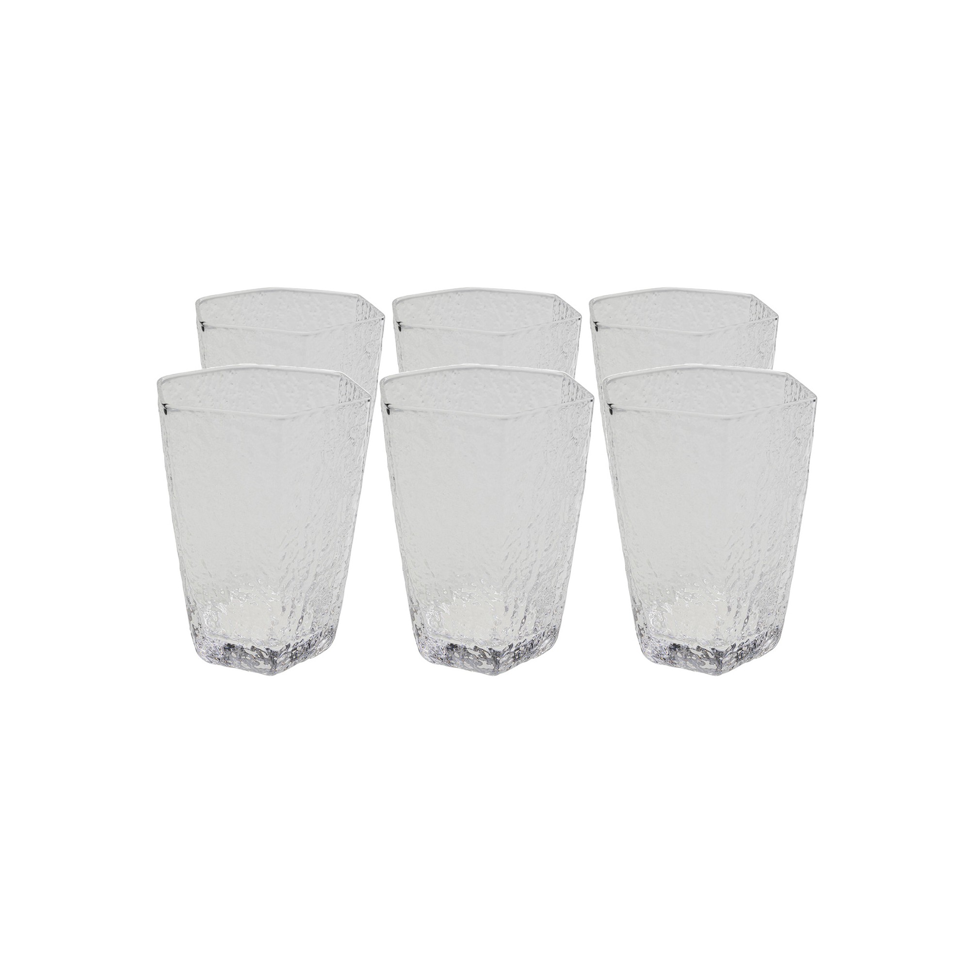 Water Glass Cascata (6/Set) Kare Design