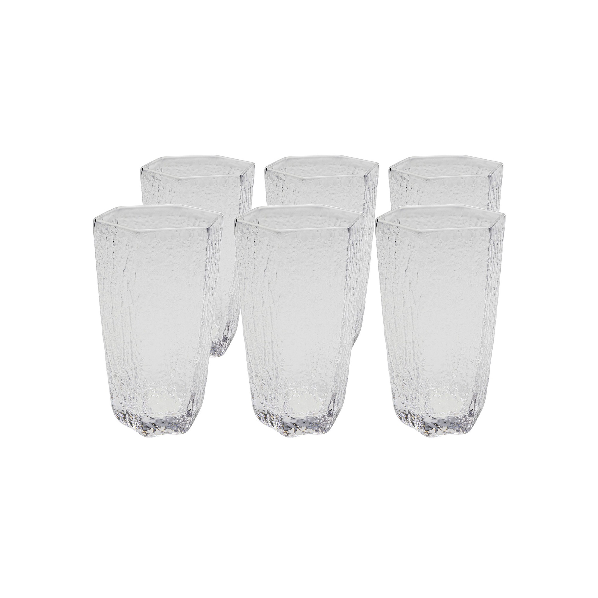 High Water Glass Cascata (6/Set) Kare Design