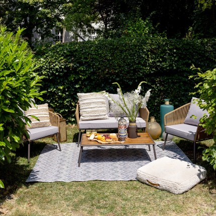 Outdoor Set Elba brown 4-Seater Kare Design