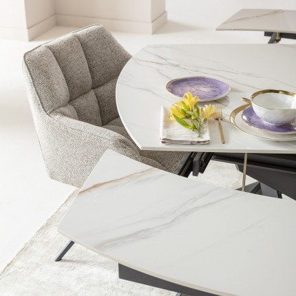 Extension Table Twist 180x90cm white Kare Design